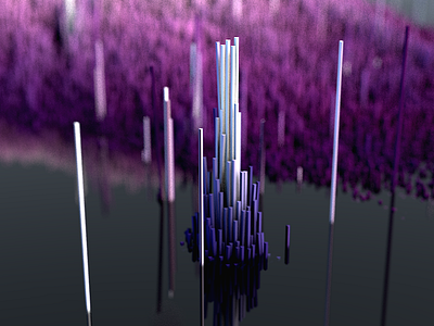 Hair Pillars cinema 4d hair low poly