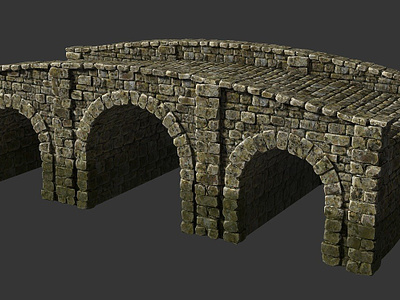 Medieval stone bridge