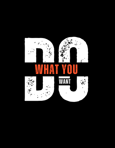 Do What You Want graphic design illustration typography