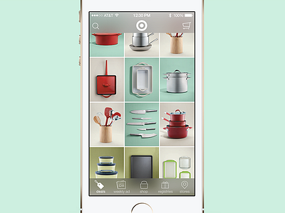 Target iOS App Featured Products app ios mobile target