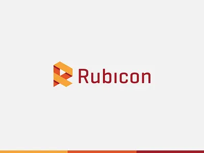Rubicon Labs branding identity letter logo logotype mark r vector