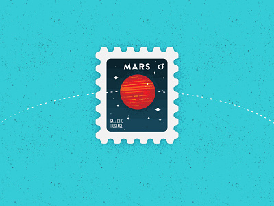 Day 008: Barsoom stamp