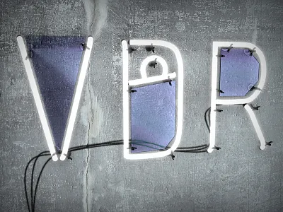 Vdr 3d cables concrete neon