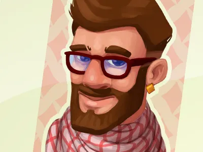 Jack Of Diamonds caricature catrooning character design sketch