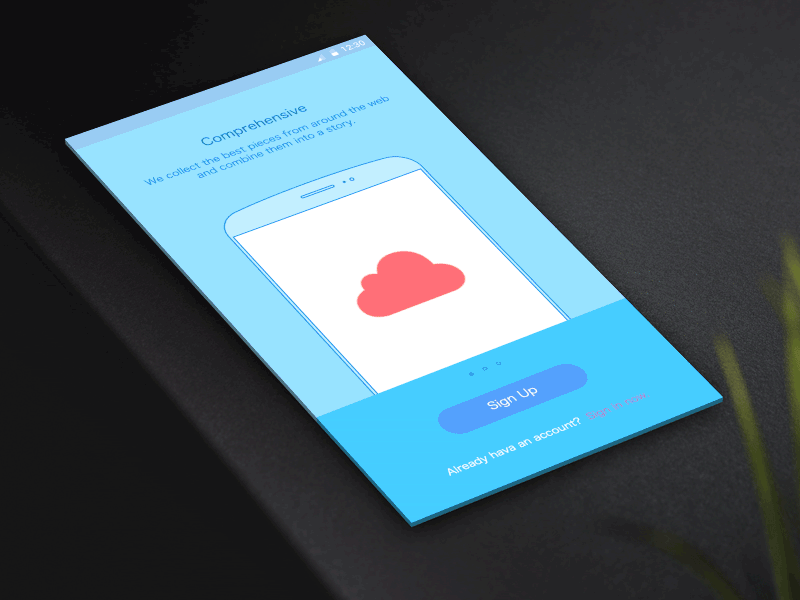 Splash Screen animation app gif interface launch login mobile signin signup splash ui welcome