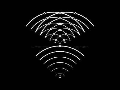 Decibel 1 double slit experiment illustrator minimal minimal geometry schematic science