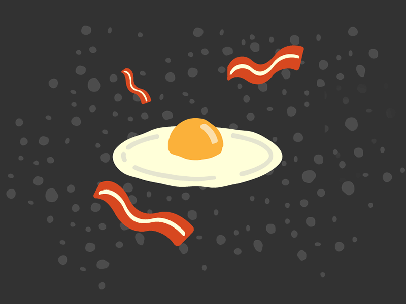 826LA Time Travel Mart: Flying Saucer bacon eggs gif space