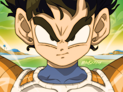 Don't piss off Gohan anime character design comic book dbz dragonballz goku manga