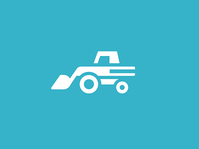 Digger building digger flat fracking icon jcb mud pickup simple symbol vector vehicle