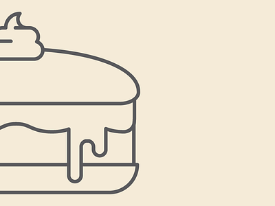 WIP Dessert Icon dessert food icon vector