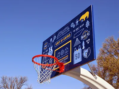 Grizzlies Backboard backboard basketball basketball court grizzlies memphis memphis grizzlies nba park sports