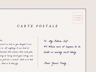 Day 8 of #100DaysofFonts 100dayproject css google fonts personal postcard typography