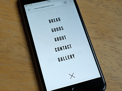 Mobile web navigation bread clean mobile modal nav navigation ui web