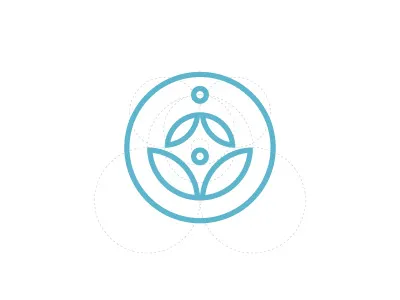 Yoga Studio logo asana health logo yoga zen