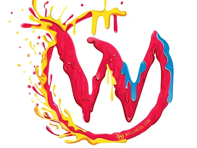 W for Wellness - Delicious! tshirt wellness