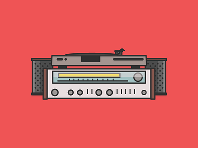 Hi-Fi design illustration vector