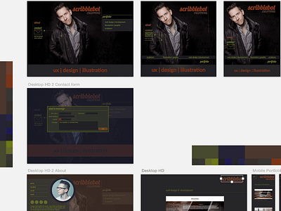 Personal Site Redesign process redesign web design web development