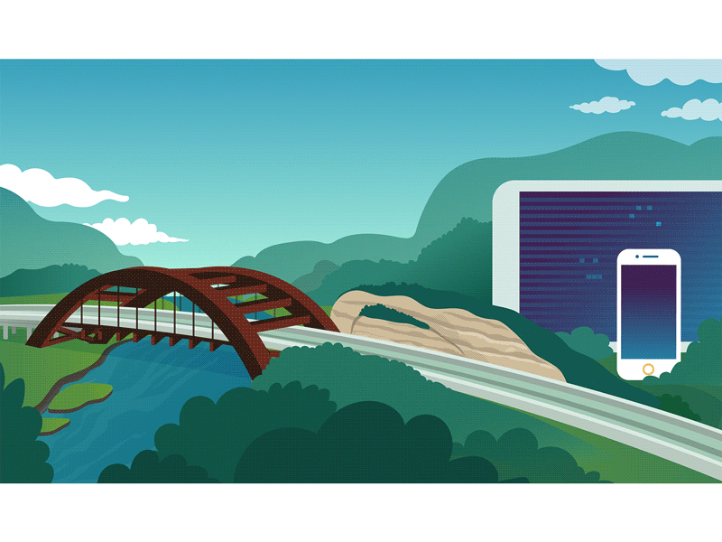 Silicon Hills 360 bridge austin hillcountry landscape pennybacker bridge road tech technology