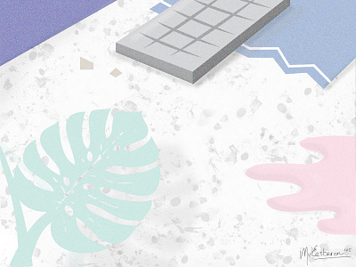 Still life - Chocolate chocolate eesteren hipster illustration manouk van