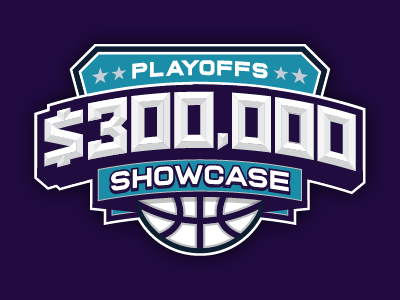 NBA Playoffs Showcase basketball daily fantasy sports dfs fantasy logos playoffs showcase sports sports design sports logos