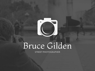 Logo Photographer logo photographer street photography symple logo