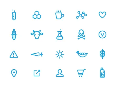 Energy Product Icons chemical ecommerce food health iconography icons natural nutrition product science sun web