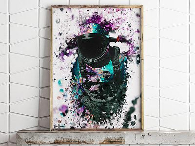 Someone Still Loves You | Final Print astronaut design galaxy hipster poster sale space type typography