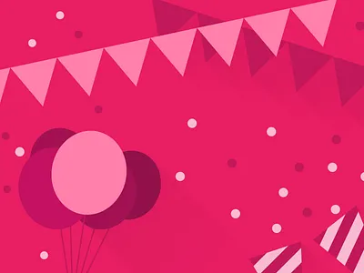 Illustration for Celebration illustration material design