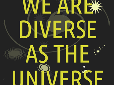 Diverse Universe galaxy poster space star universe