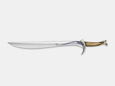 Orcrist, Sword of Thorin Oakenshield illustration lord of the rings lotr sword vector