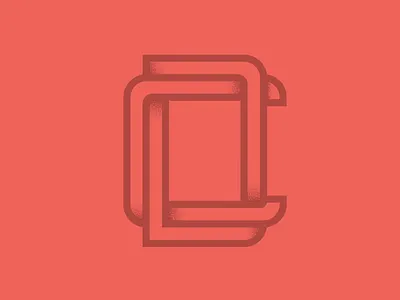 DC Monogram bold lines branding identity interlock monogram