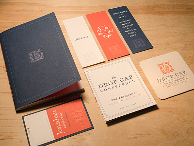 Design Conference Branding branding classy conference elegant gabriel schut letterpress serif typography