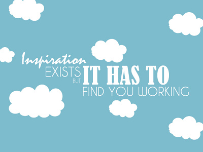 Pablo Picasso blue design inspiration motivation picasso quote text twitter