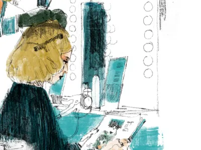 Rough and Ready illustration marc aspinall pencil wip