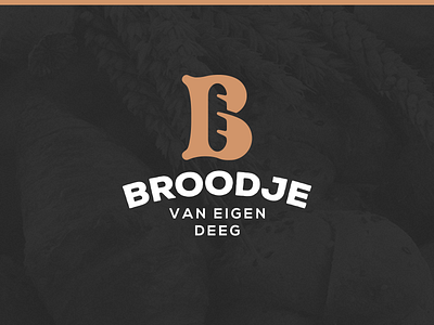 Broodje van eigen deeg baguette bake bakery branding bread brown croissant identity logo