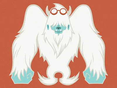 Yeti Illustration cartoon custom illustration illustrator logo monster vector vector art yeti