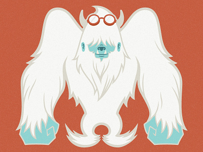 Yeti Illustration cartoon custom illustration illustrator logo monster vector vector art yeti