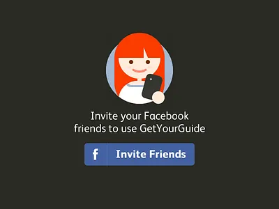Facebook App Invite facebook illustration invite vector