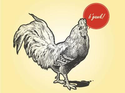 Rooster design graphic illustration