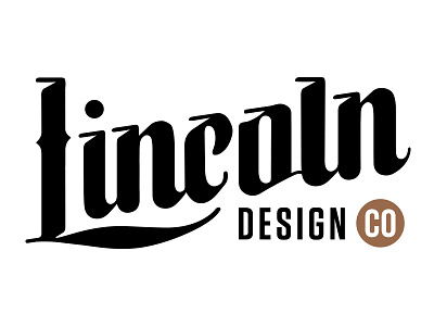 LINCOLN Co. agency black branding design studio logo square type