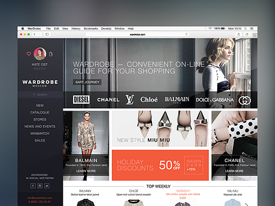 02 fashion shop ui ux web