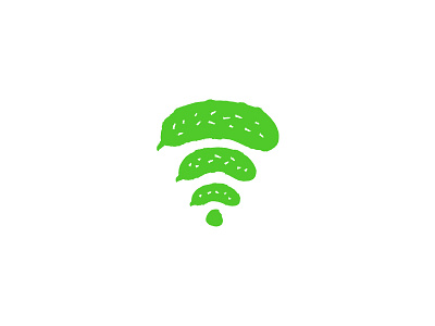 Cucumber Wifi cucumber logo vegetable or fruit veggies wifi