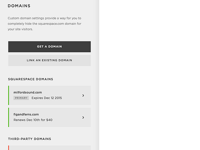 Domains domains manager primary system ui