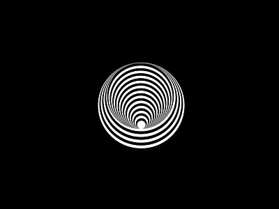 hipnocircle blend circles icon illusion logo trippy vector