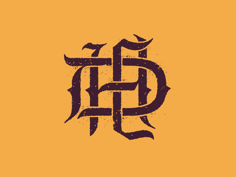 DARRUA Monogram blackletter distorted sound glitch gif hardcore locked monogram music punk sphc