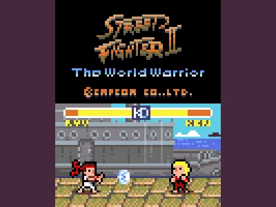 Street Fighter Demake demake pixel pixel art street fighter