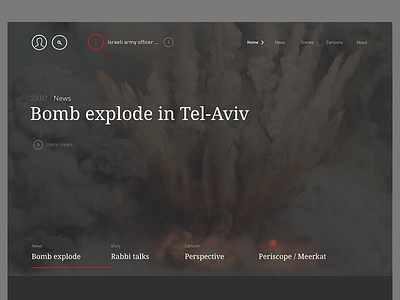 Conflict News conflict homepage interaction design interface interface design news interactives news platform user experience design user interface webdesign website