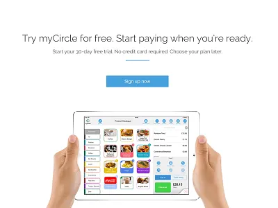 myCircle Pricing landing mycircle website