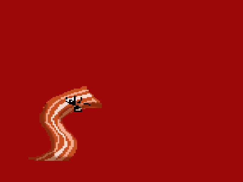 Bacon Walk Sprite Animation animation bacon pixels sprite walk