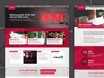 Firstlight design web